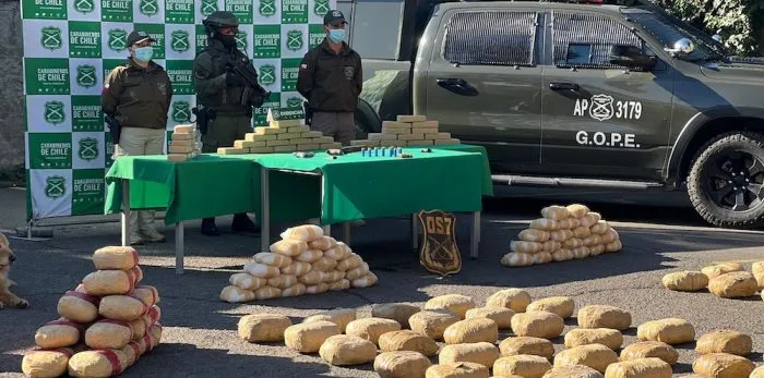 47 toneladas de drogas: Antofagasta refuerza lucha contra el narcotráfico con incautaciones récord